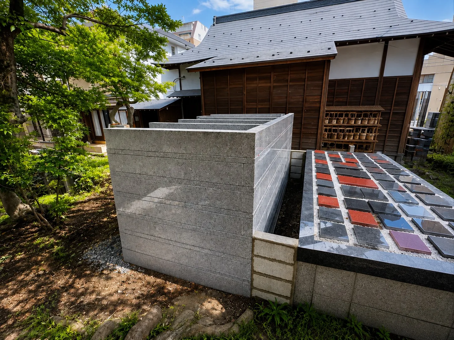 寺院境内に開発された樹木葬・合祀墓